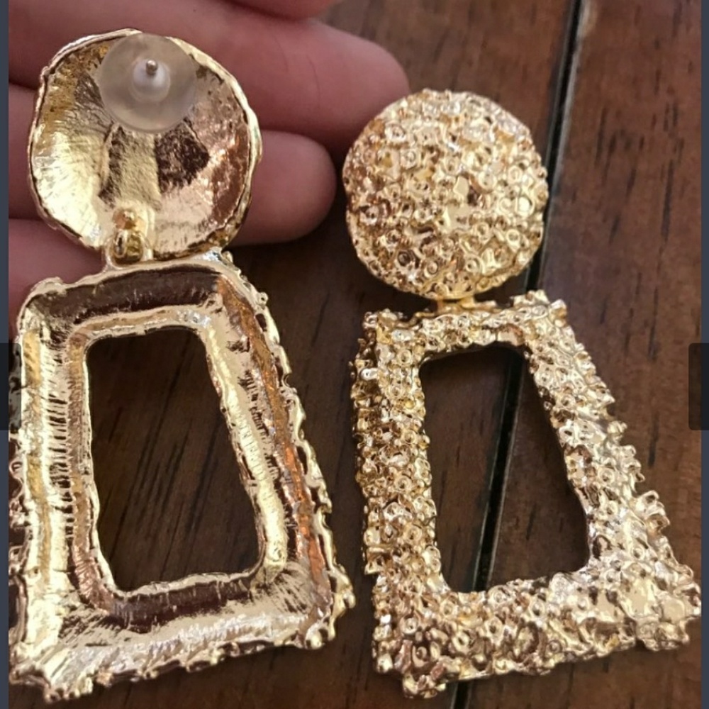 Big vintage earrings - Picture 6 of 6